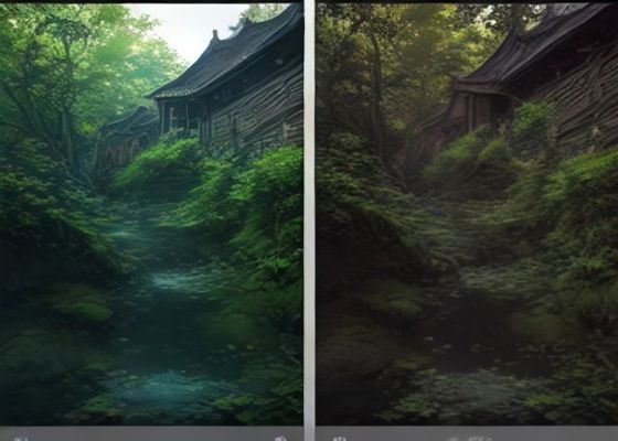 Lightroom Mobile操作界面截图风格插图，展示色色照片色调曲线调整面板，暖色分色调节，橄榄绿调色面板界面